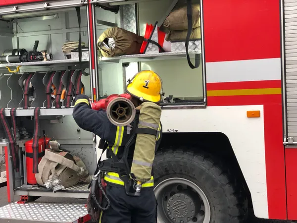На автомобільному заводі в Луцьку «гасили» пожежу (фото, відео)