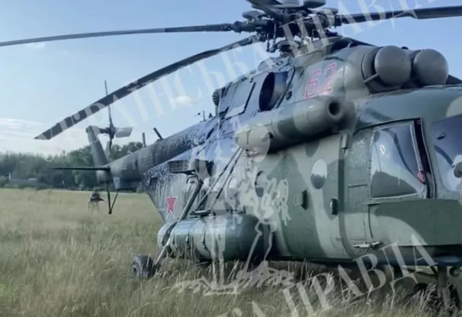 Розвідка виманила в Україну російський вертоліт Мі-8 із пілотом (фото)