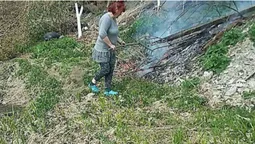 Лучанка заплатить за те, що палила сміття у Старому місті (фото)