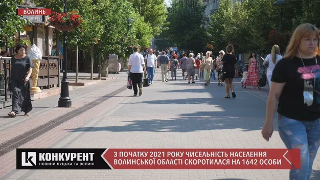 Волинь вимирає. З початку 2021 року населення області скоротилося на 1642 людини (відео)