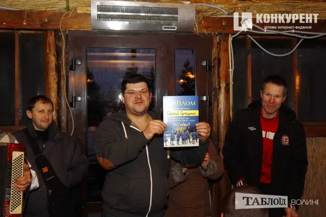 Кращий голкіпер, головний юрист корпорації VolWest Сергій Супрунюк
