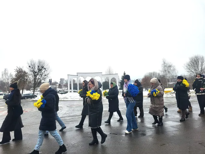 Ковель навколішки попрощався з Героями Миколою Сичем та Андрієм Вдовиченком, які два роки були зниклими безвісти