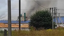 Неподалік Луцька – пожежа: працюють 4 рятувальні авто (відео)