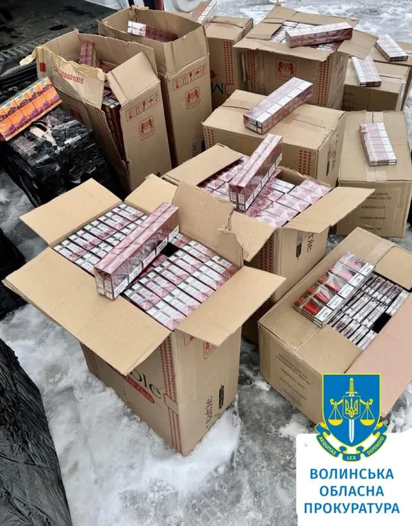 На Волині вилучили контрафактні сигарети на понад 2 мільйони гривень (фото)