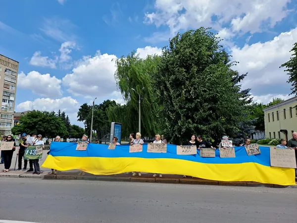 У Ковелі провели  акцію на підтримку військовополонених і зниклих безвісти (фото)