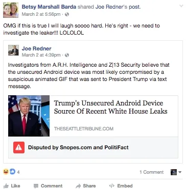 Facebook почав маркувати фейкові новини 