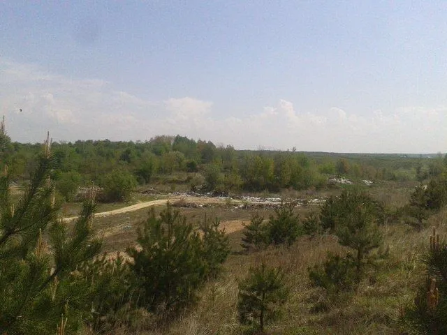 Неподалік від Луцька виявили стихійне сміттєзвалище (фото)