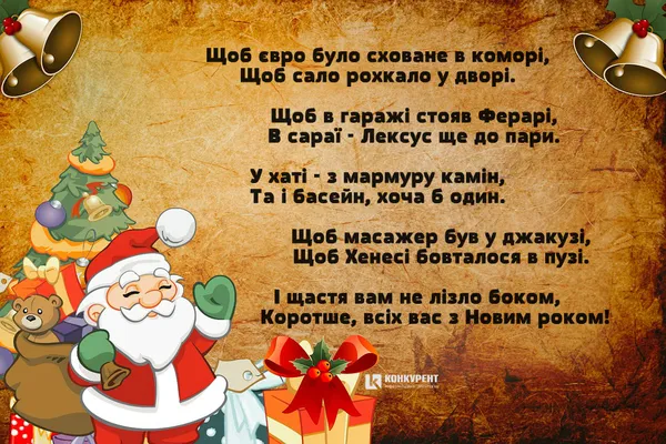 Привітання з Новим роком: ТОП листівок від «Конкурента» (фото)