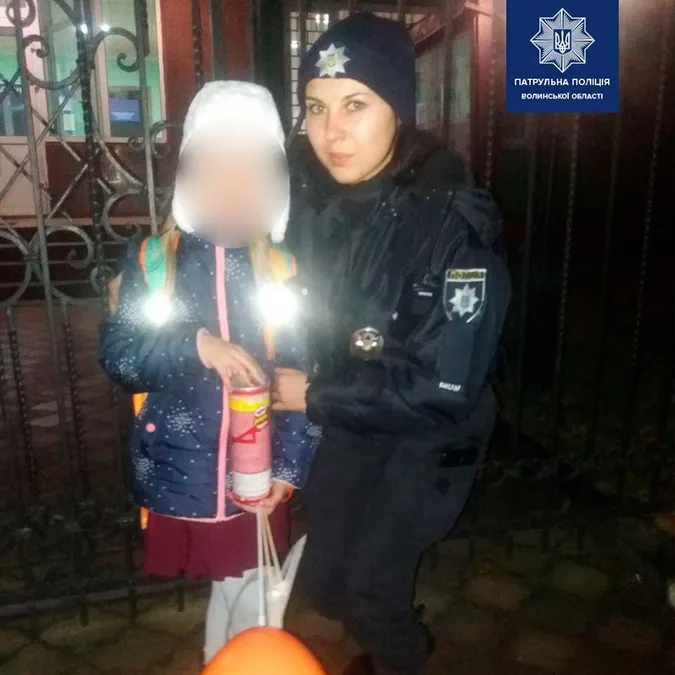 У Луцьку патрульні розшукали 8-річну дівчинку, яка не прийшла зі школи
