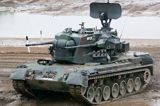 Німеччина передасть Україні зенітні танки Gepard