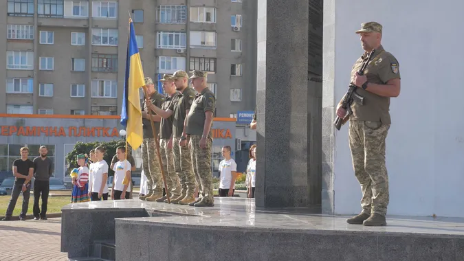 У День Незалежності України в Луцьку вшанували борців за волю (фото, відео)