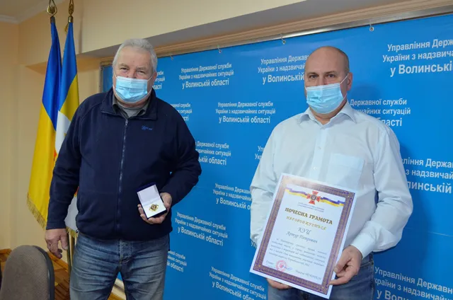 «За безпеку народу»: у Луцьку нагородили ліквідаторів наслідків аварії на ЧАЕС (фото)