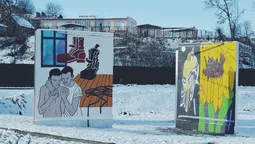Зимовий "CityPark": експозиція, місток та голуби (фото)