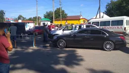 "Устилуг" зупинився через зухвалого власника "євробляхи" (фото, відео) 