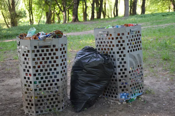 Принаймні сміття в смітниках, а не в кущах