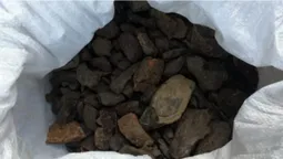 Порушив ПДР: на Волині в багажнику "бехи" випадково знайшли бурштин (фото)