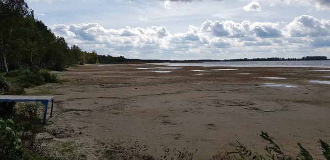 Літо закінчилося, а Світязь досі міліє (фото)