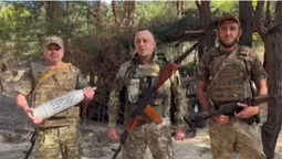 Артилеристи 100-ї бригади ефектно привітали школярів та студентів з передової (відео)
