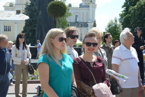 Праворуч - Начальник управління міжнародного співробітництва та проектної діяльності Луцької міської ради Віра Кудрявцева