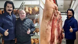 Павло Зібров наївся тростянецьких ковбас: чи сподобались вони співаку (фото)