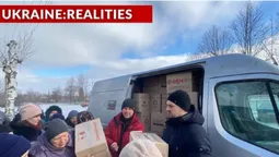 Volunteers provided humanitarian aid to the village in Kharkiv region under daily shelling