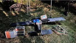 На Волині троє молодиків переправляли дроном сигарети до Польщі (фото)