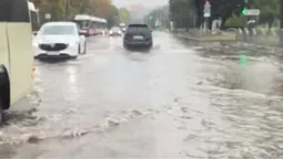 У Луцьку через сильну зливу затопило частину вулиць (відео)