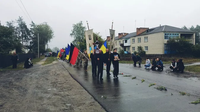 На Волині попрощалися з Героєм Володимиром Медведюком (фото)