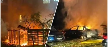 Удар по багатоповерхівці в Києві: загинула жінка та чоловік в авто, палали квартири й машини (фото)