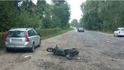 У волинському селі Volvo збила 61-річного скутериста (фото)