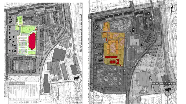 Різниця між ДПТ мікрорайону вулиці Клима Савура 2020-го і 2024-го років