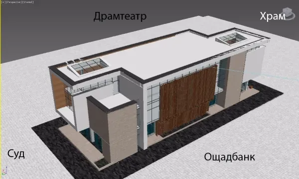 Один із варіантів реконструкції громадської вбиральні