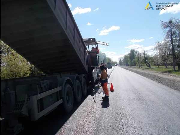 В Рожищенському районі відремонтували ділянку автошляху М-19 (фото)
