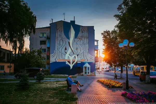 У Луцьку на Волі планують відновити мурал із тризубом (фото)