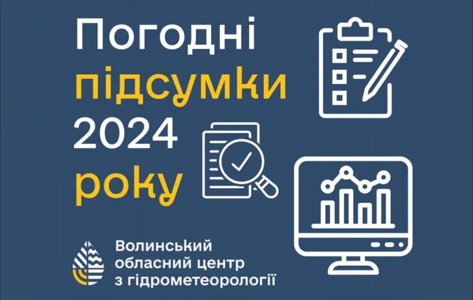 Топ погодних рекордів Волині 2024