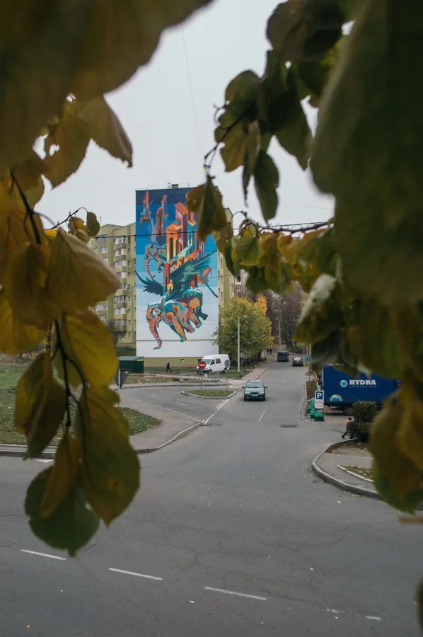 Лучани створили перший в Україні digital-мурал (фото, відео)