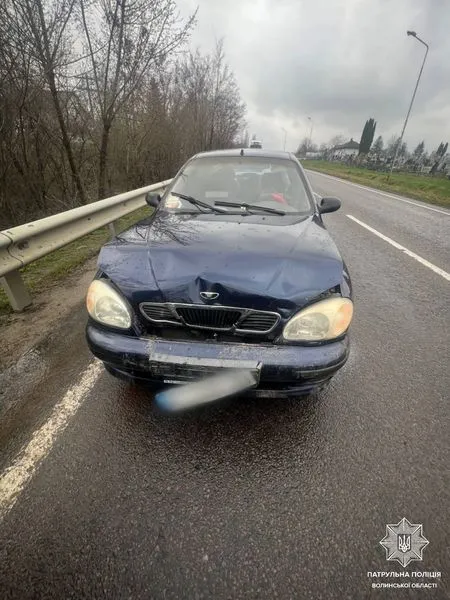 На Володимирській у Луцьку – ДТП за участю трьох авто (фото)