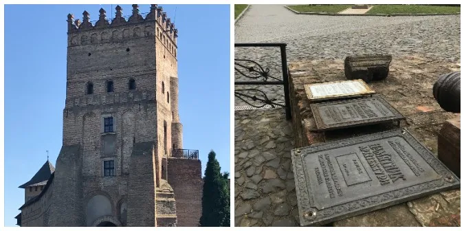 Із Луцького замку демонтували охоронні дошки радянського періоду (фото)