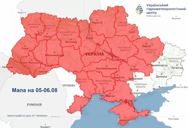 Коли в Україні спаде спека і стане легше