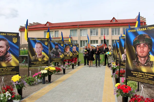 У двох громадах на Волині відкрили Алеї слави на честь загиблих воїнів, – Рудницький (фото)