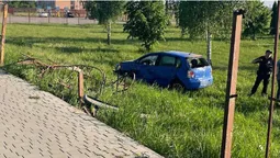 Під Луцьком легковик зніс паркан і злетів у кювет – постраждала водійка (фото, відео)