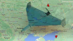 Де на Волині літає шахед (карта)