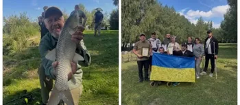 Риба по лікоть, природа і відновлення: у Боголюбах ветерани змагалися з риболовлі (фото)