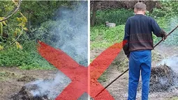 У Луцьку муніципали оштрафували чоловіка за дим (фото)