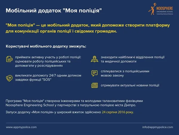 Національна поліція запускає мобільний додаток