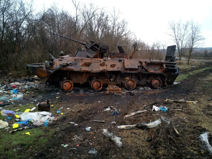 Українські воїни звільнили село на Харківщині та знищили більше двох десятків техніки (фото)