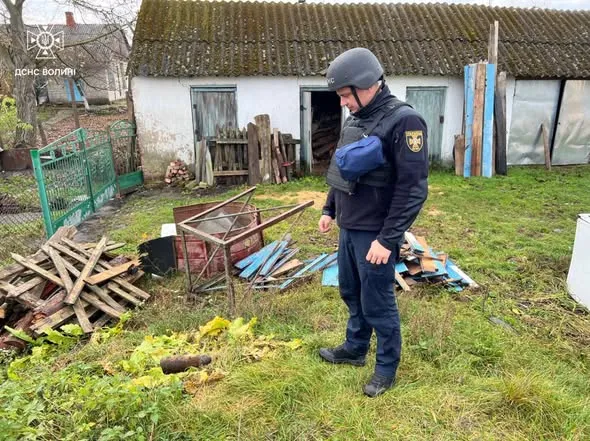 На Волині мешканці знайшли вибухонебезпечний предмет (фото)