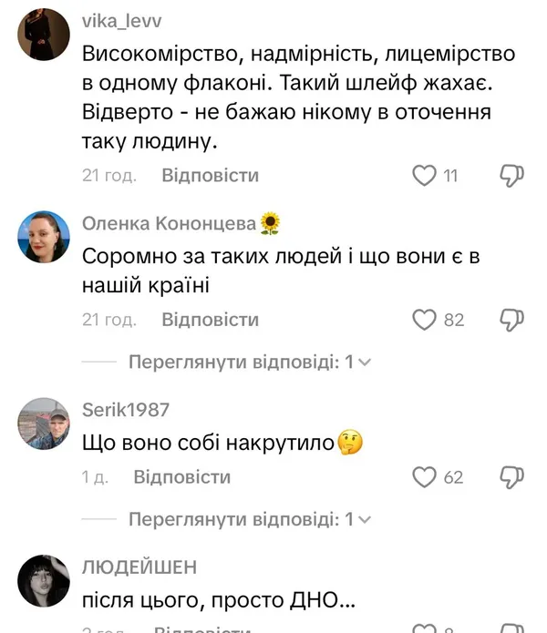 Анна Трінчер втрапила у скандал через висміювання людей з низьким достатком