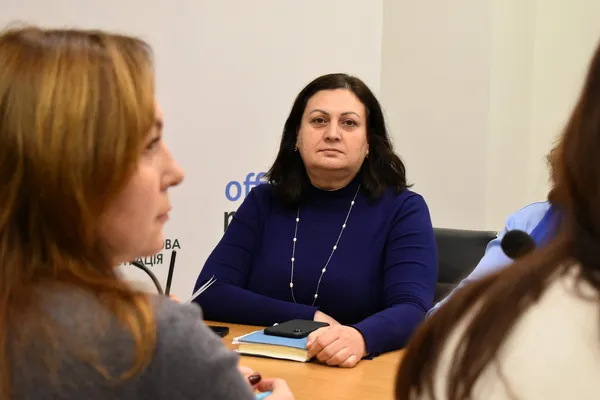 Директорка обласного департаменту соціальної та ветеранської політики Оксана Гобод