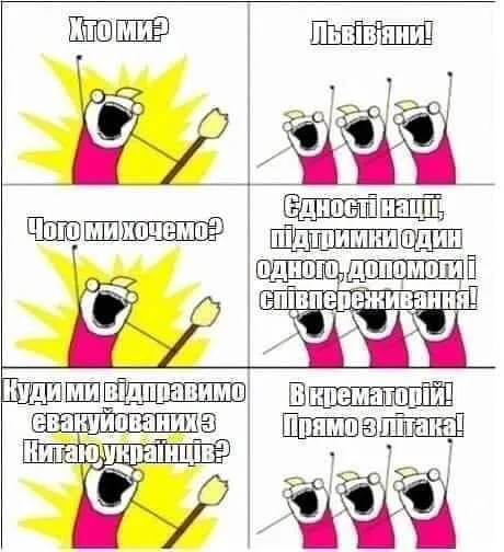 Меми про евакуацію: українці жартують про коронавірус